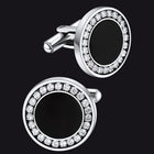 Wedding Black Onyx Cufflinks for Men Groom 1