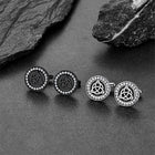 Viking Rune Celtic Knot Cufflinks for Men 2