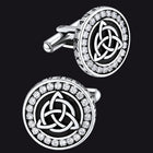 Viking Rune Celtic Knot Cufflinks for Men 1