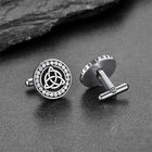 Viking Rune Celtic Knot Cufflinks for Men 4