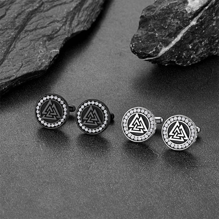 Viking Valknut Cufflinks for Men