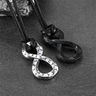 Viking Mobius Infinity Necklace Adjustable Leather Chain for Men 4