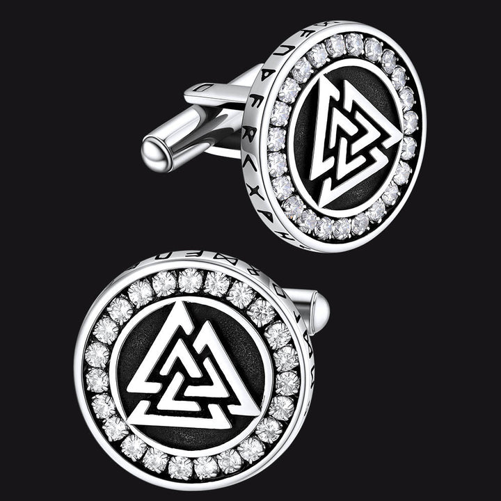 Viking Valknut Cufflinks for Men