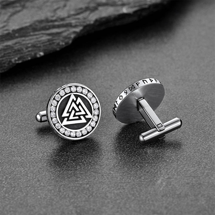 Viking Valknut Cufflinks for Men