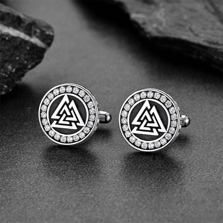 Viking Valknut Cufflinks for Men