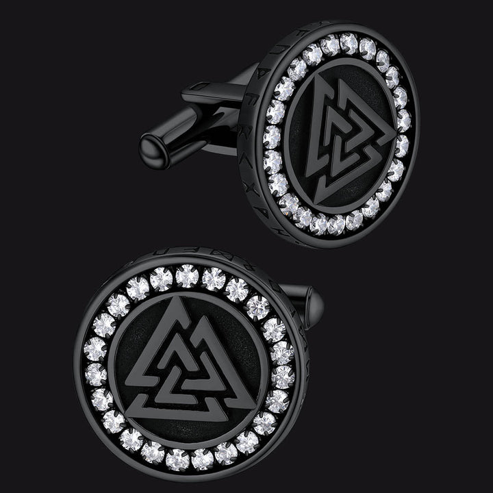 Viking Valknut Cufflinks for Men