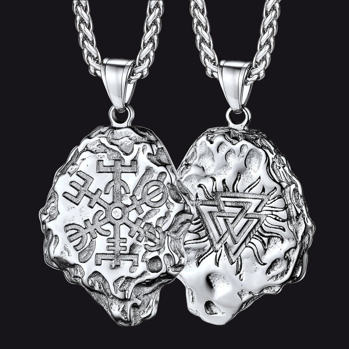 Flash Sale Viking Compass Guiding Pendant Necklace for Men
