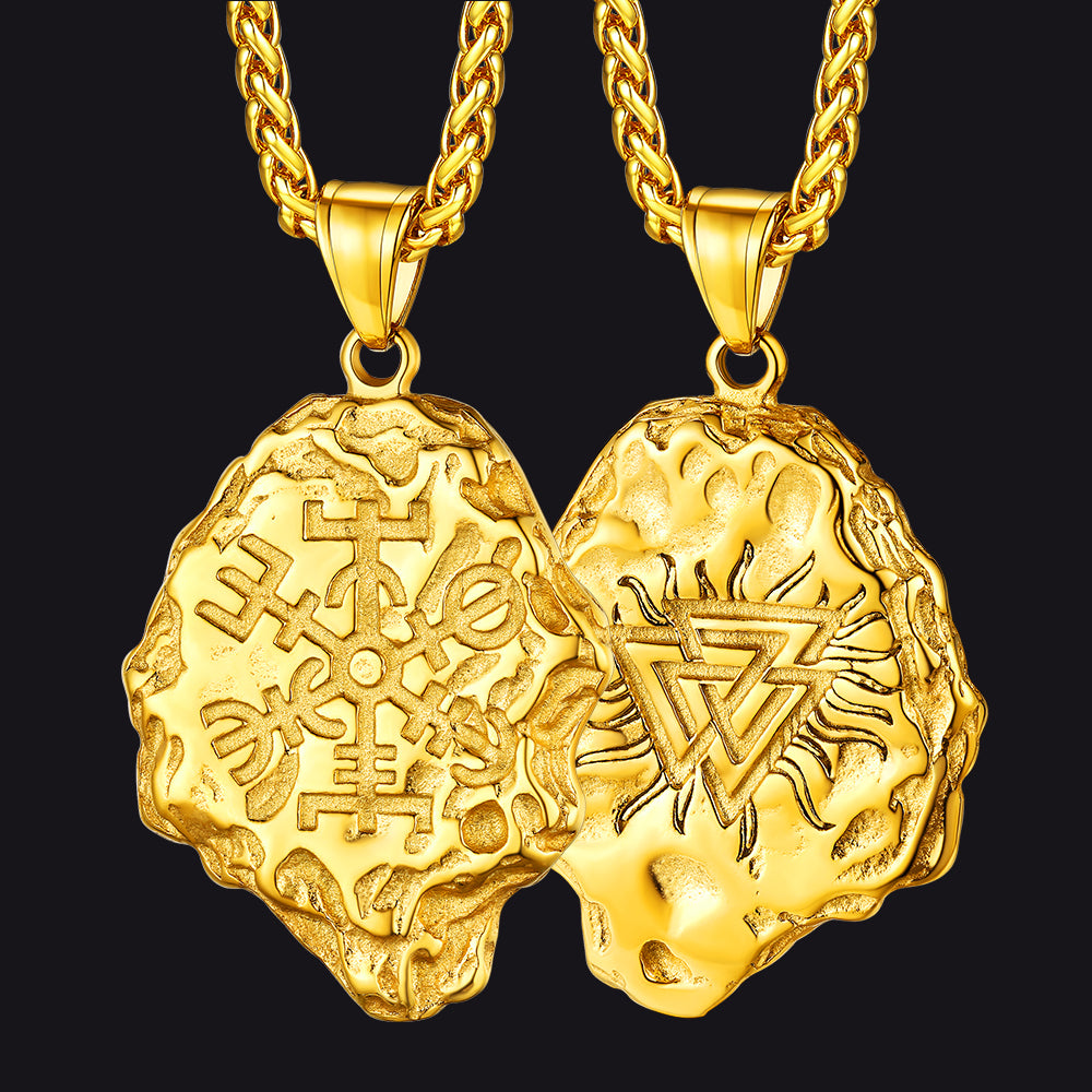 Flash Sale Viking Compass Guiding Pendant Necklace for Men