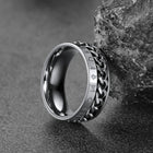 Viking Spinner Fidget Anxiety Ring for Men Women 7