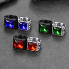 Custom Celtic Gemstone Ring With Runes for Men 3