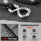 Viking Mobius Infinity Necklace Adjustable Leather Chain for Men 5