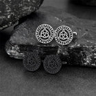 Nordic Viking Rune Celtic Knot Cufflinks for Men 8
