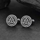Nordic Viking Rune Celtic Knot Cufflinks for Men 3
