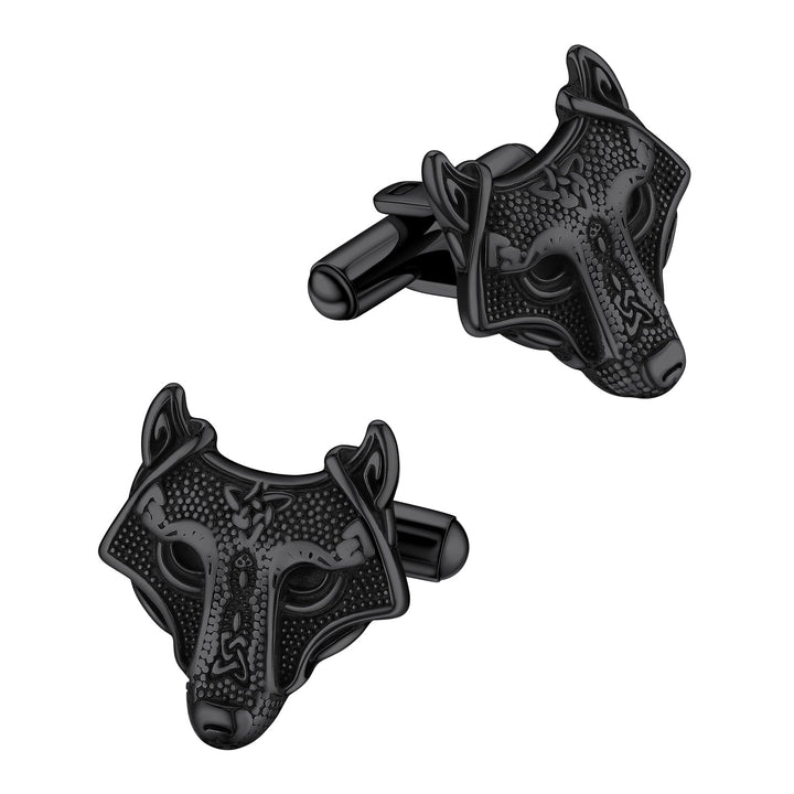 Norse Viking Celtic Wolf Cufflinks For Men