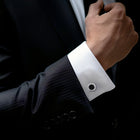 Wedding Black Onyx Cufflinks for Men Groom 2