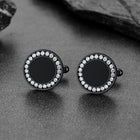 Wedding Black Onyx Cufflinks for Men Groom 7