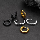 Norse Viking Runes Hoop Huggie Earrings For Men Women 5
