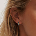 Norse Viking Runes Hoop Huggie Earrings For Men Women 4