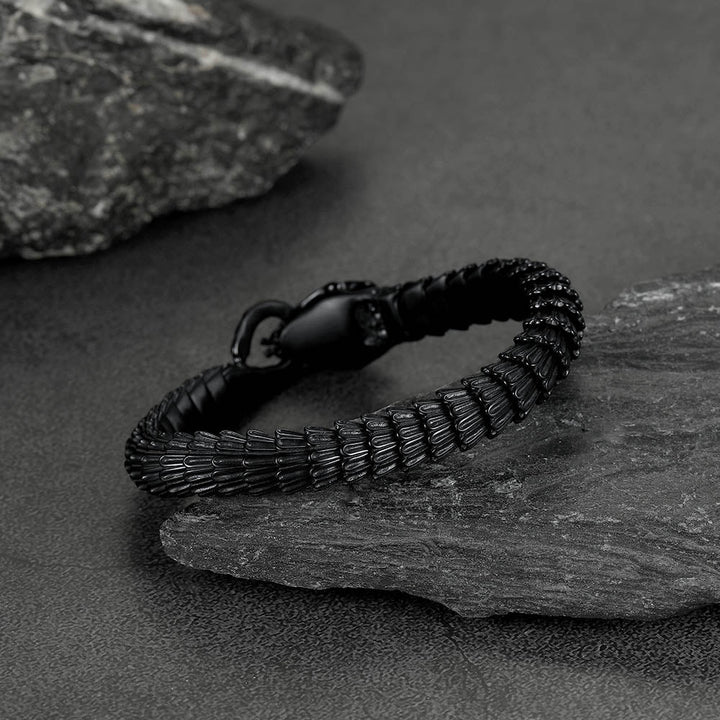 Viking Snake Jörmungandr Bracelet Stainless Steel Bangle Bracelet