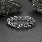 Chunky Dragon Chain Bracelet for Men in Stainless Steel 5