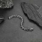 Chunky Dragon Chain Bracelet for Men in Stainless Steel 6
