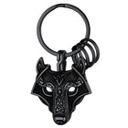 Viking Wolf Head Keychain Amulet for Men 8