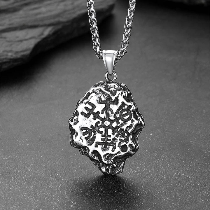 Flash Sale Viking Compass Guiding Pendant Necklace for Men