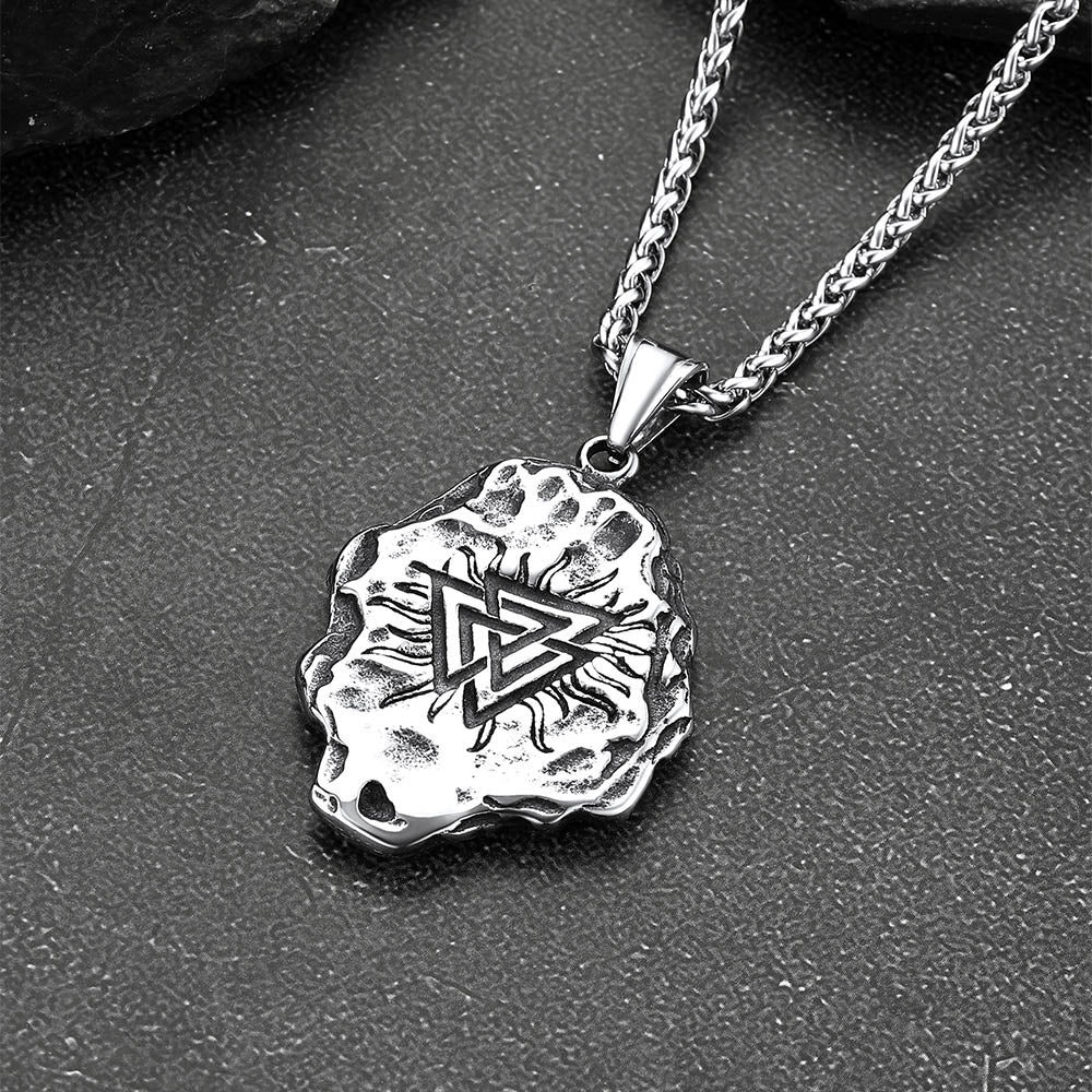 Flash Sale Viking Compass Guiding Pendant Necklace for Men