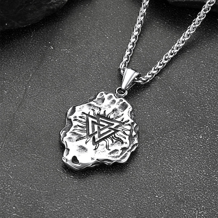Flash Sale Viking Compass Guiding Pendant Necklace for Men