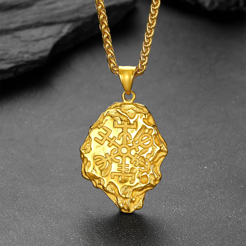 Flash Sale Viking Compass Guiding Pendant Necklace for Men