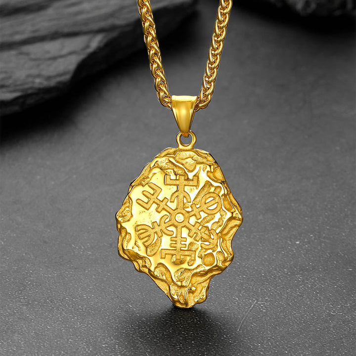 Flash Sale Viking Compass Guiding Pendant Necklace for Men