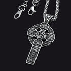 Irish Celtic Cross Necklace Pendant For Men Women 1