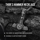 Viking Thor's Hammer Mjolnir Necklace Pendant For Men 5