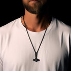 Viking Thor's Hammer Mjolnir Necklace Pendant For Men 2