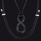 Viking Mobius Infinity Necklace Adjustable Leather Chain for Men 1