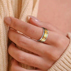 Viking Runes Fidget Anxiety Stainless Steel Ring for Men Couple 3