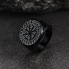 Norse Viking Compass Ring Vegvisir Signet Ring 6