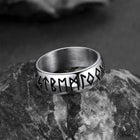 Flash Sale Norse Viking Runes Ring Stainless Steel Ring for Men 6