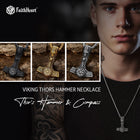 Viking Thor's Hammer Mjolnir Necklace Pendant For Men 3