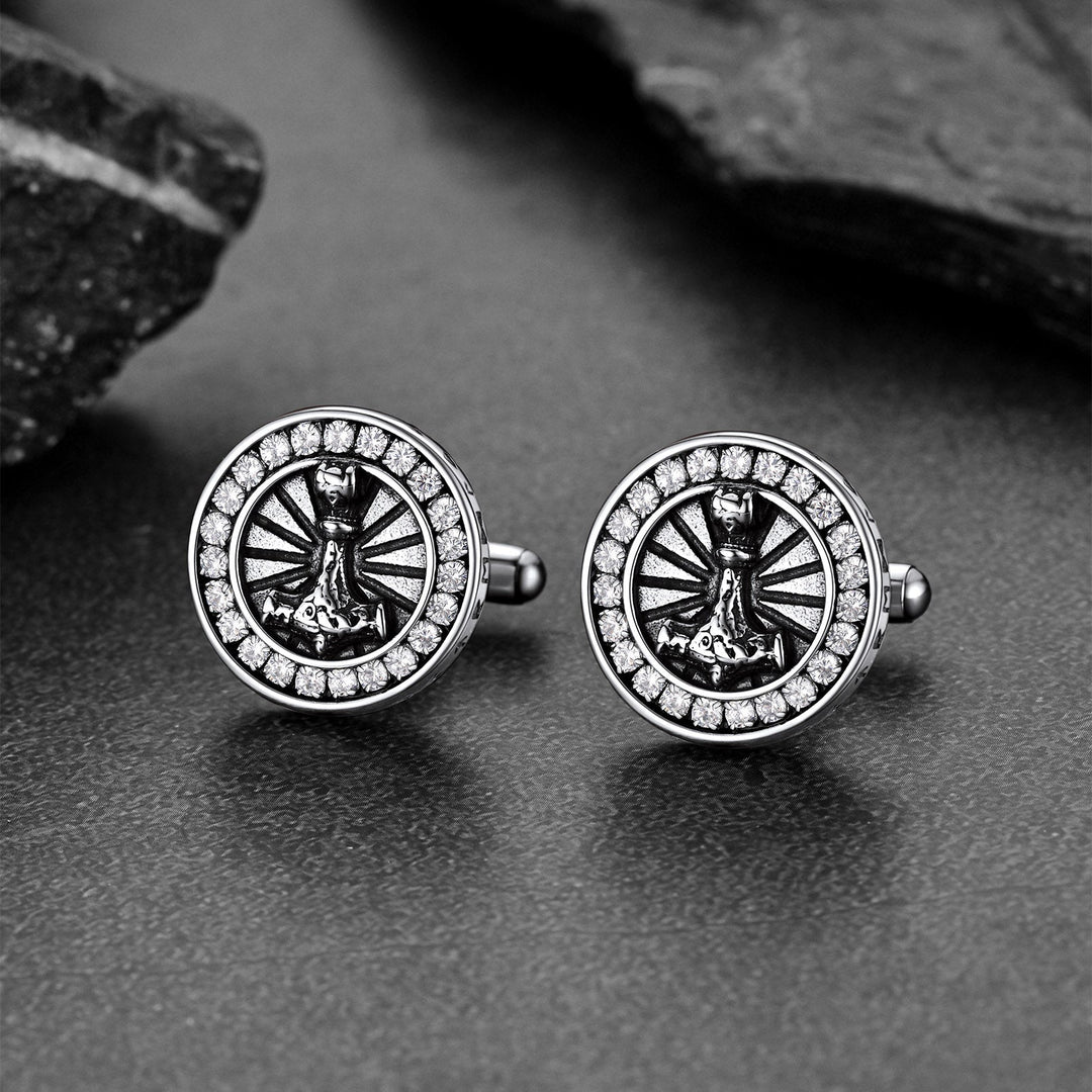 Viking Thor's Hammer Cufflinks for Men