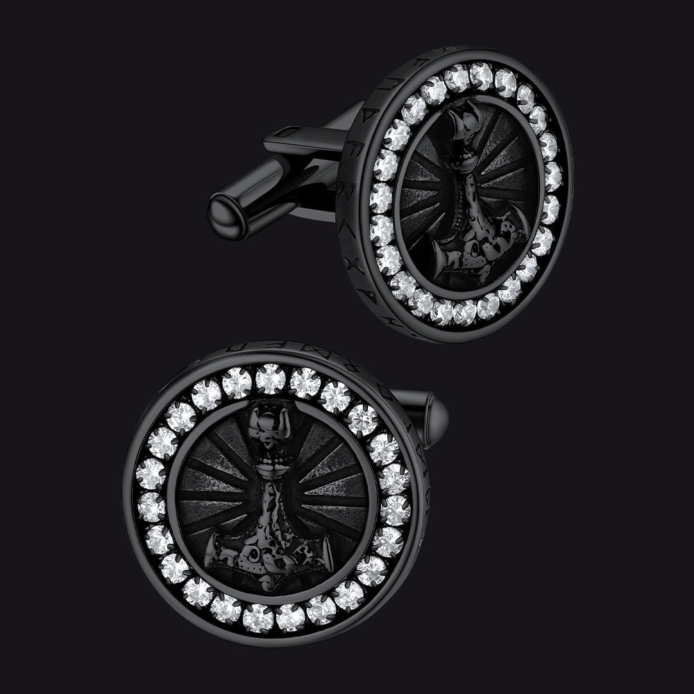 Viking Thor's Hammer Cufflinks for Men