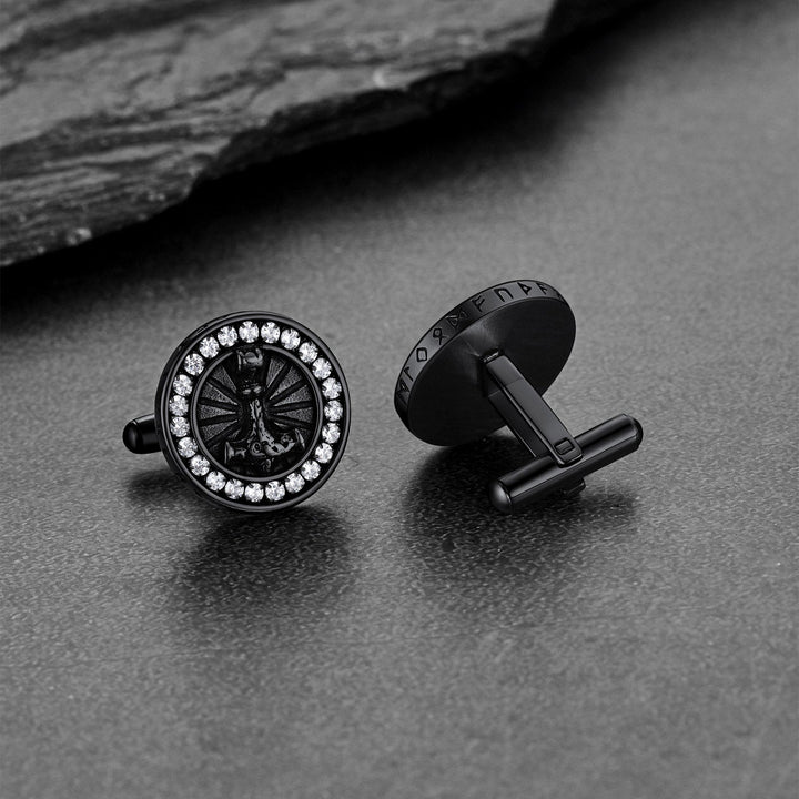 Viking Thor's Hammer Cufflinks for Men