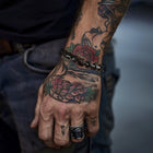 Chunky Dragon Chain Bracelet for Men in Stainless Steel 2