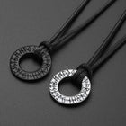 Norse Viking Rune Circle Chain Necklace for Men Women 6