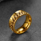 Viking Spinner Fidget Anxiety Ring for Men Women 8