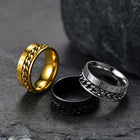 Viking Spinner Fidget Anxiety Ring for Men Women 4