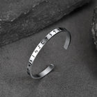 Norse Viking Runes Bangle Cuff Bracelet For Men 5