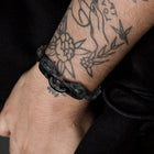 Viking Wolf Head Chain Bracelet Cuff Bangle Gift for Men 2