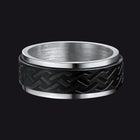Celtic Knot Spinner Ring Anxiety Rotatable Ring For Men 1