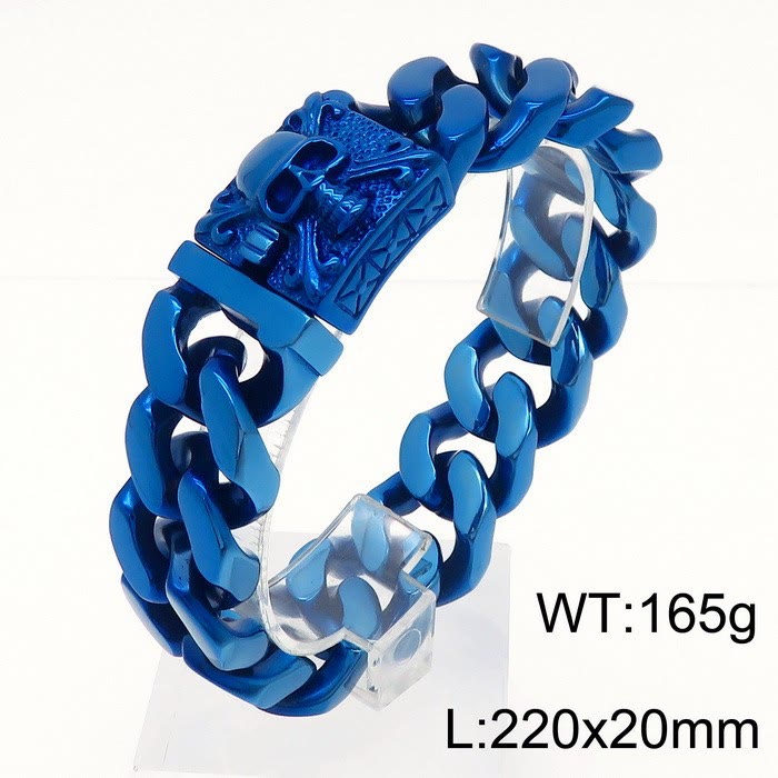 Skull Clasp Cuban Bracelet